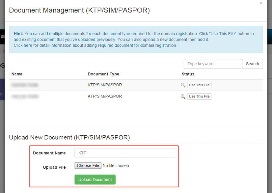 Cara Upload Dokumen Syarat Aktivasi Domain ID