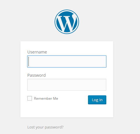 login wordpress