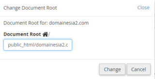 change document root