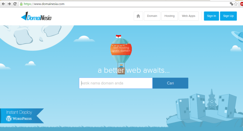 cara buat website