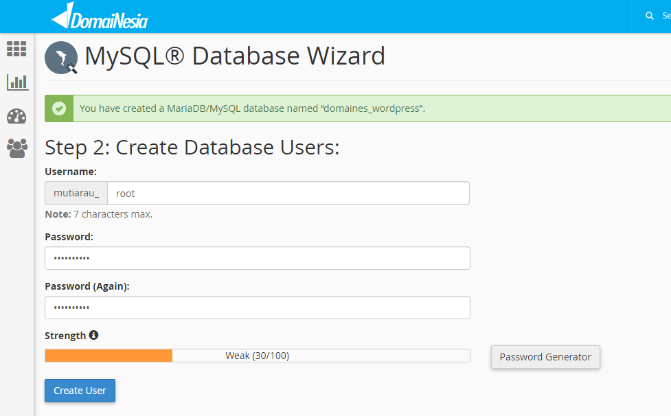 Cara membuat database mysql di cpanel domainesia hosting murah