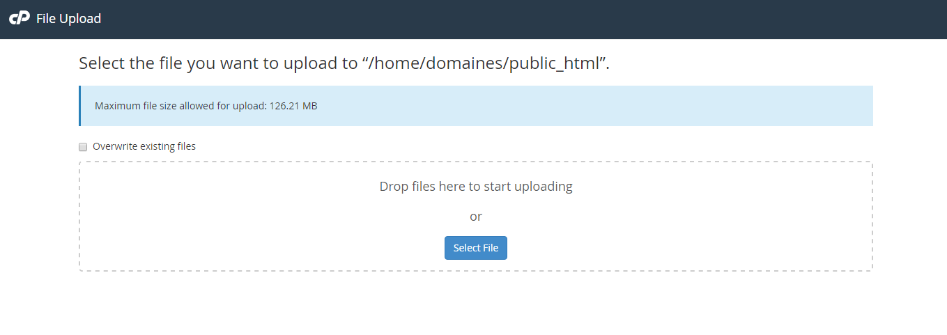 upload file website ke hosting