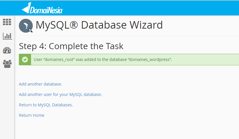 cara membuat database MySQL 