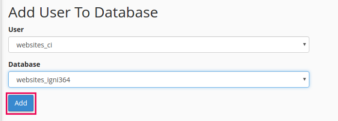 cara membuat database MySQL