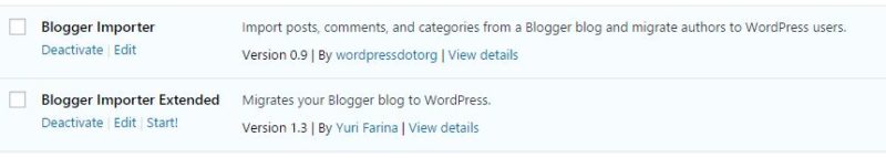 import blogger ke WordPress