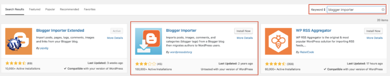 Panduan Import Blogger ke WordPress Melalui Plugin 2
