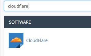 cloudflare settings in cpanel