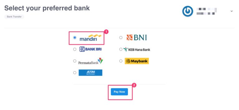 Virtual Account Mandiri mBanking