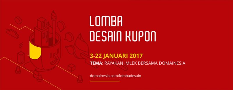 lomba desain kupon domainesia