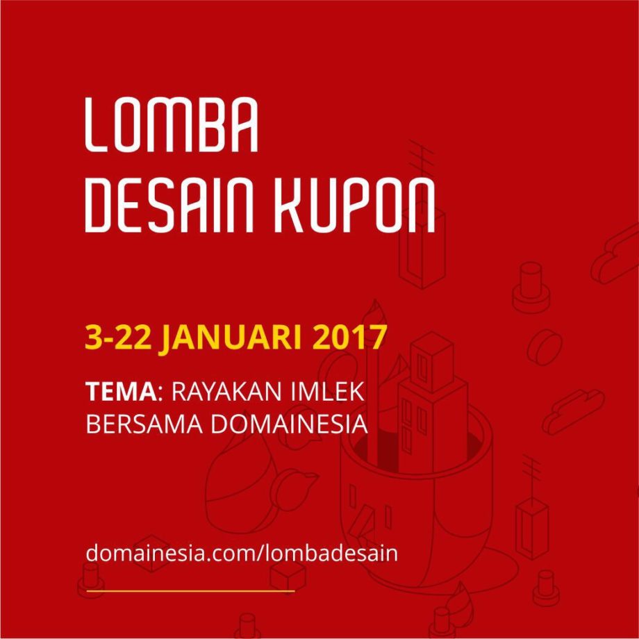 lomba desain kupon domainesia