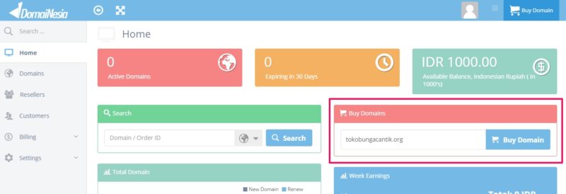 domain untuk reseller
