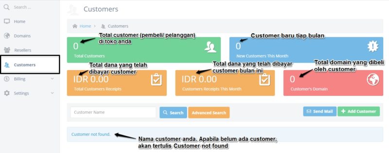 cara mengelola kontrol panel reseller domain