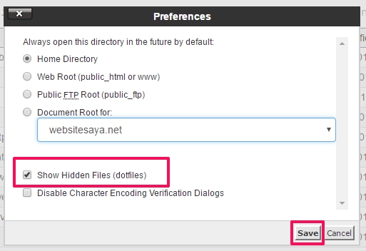 membuat file htaccess