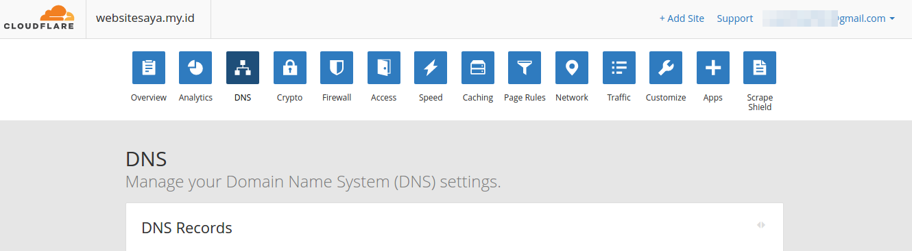 how to search for cloudflare nameservers