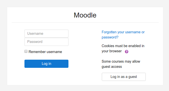 cara install moodle di Hosting