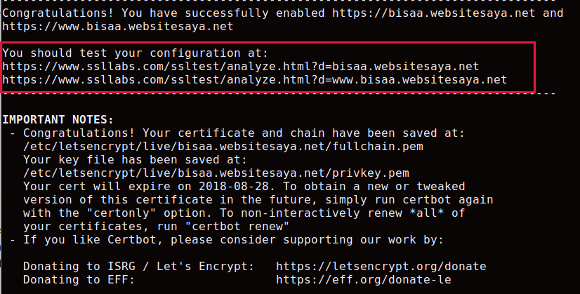 cara install let’s encrypt di VPS