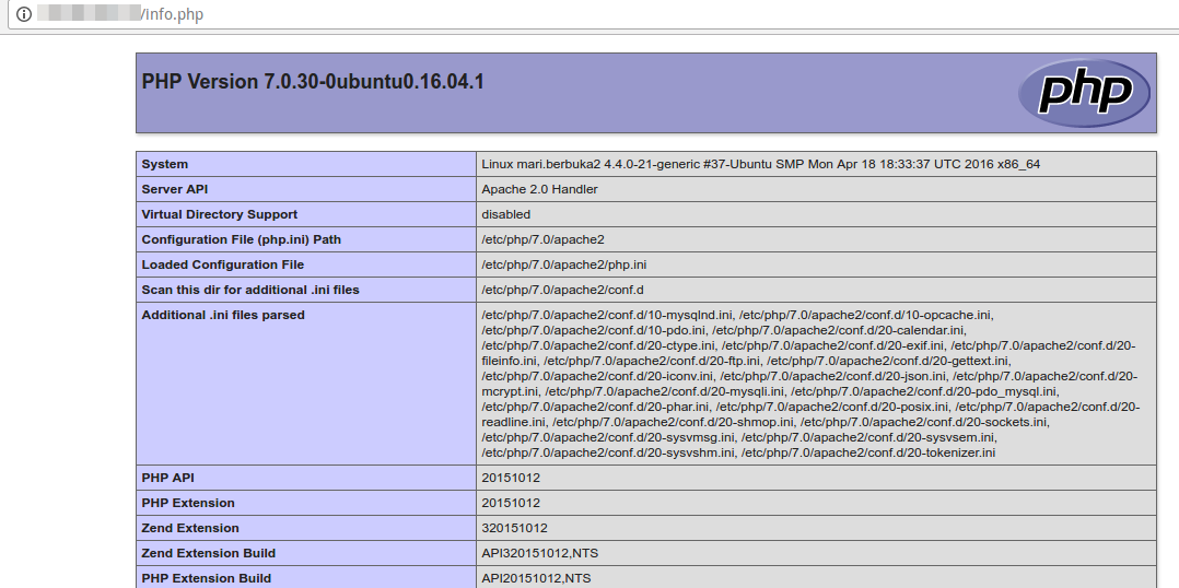 cara install php di vps