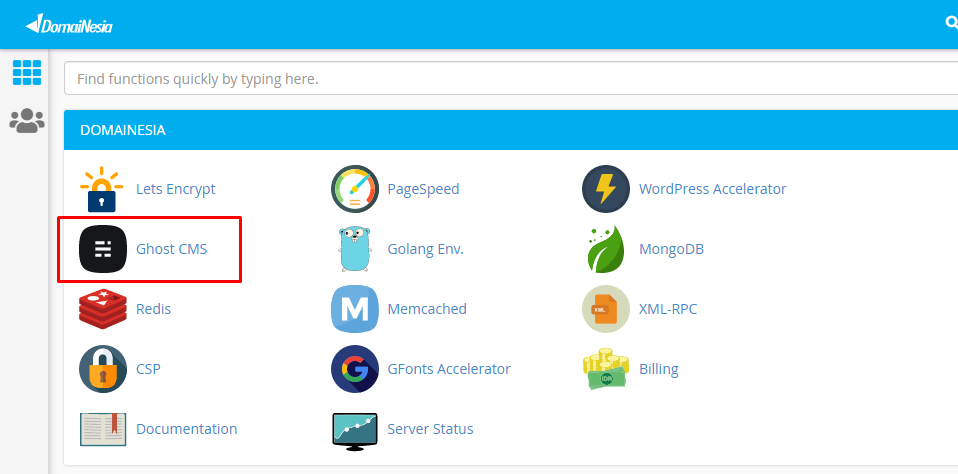 Sekarang Install Ghost di DomaiNesia, nggak pake ribet ! 3