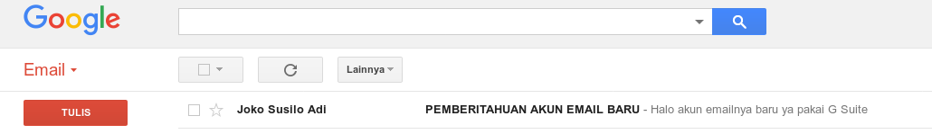 cara setting email G Suite