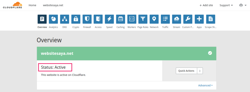 cara sinkronisasi hosting ke cloudflare