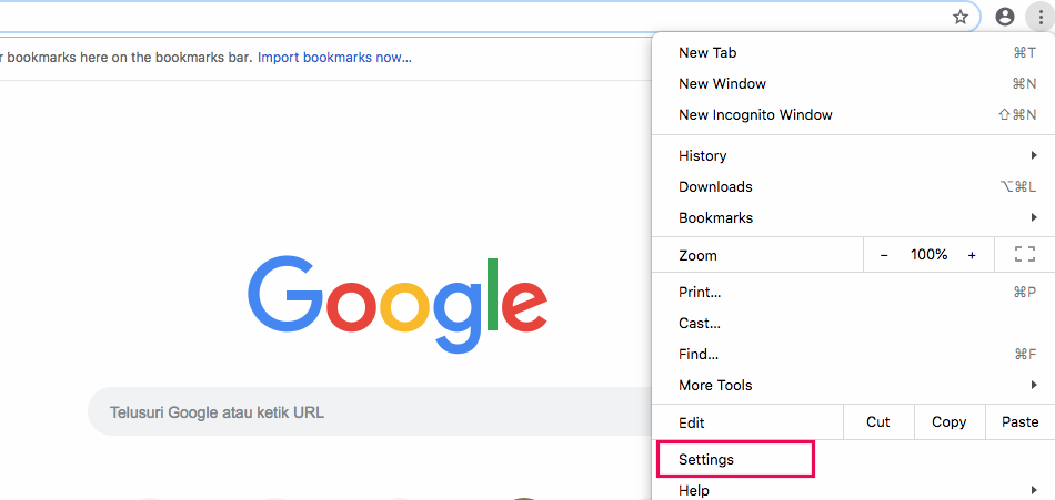 Cara Menghapus Cache di Google Chrome - DomaiNesia