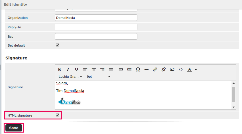 cara membuat email signature