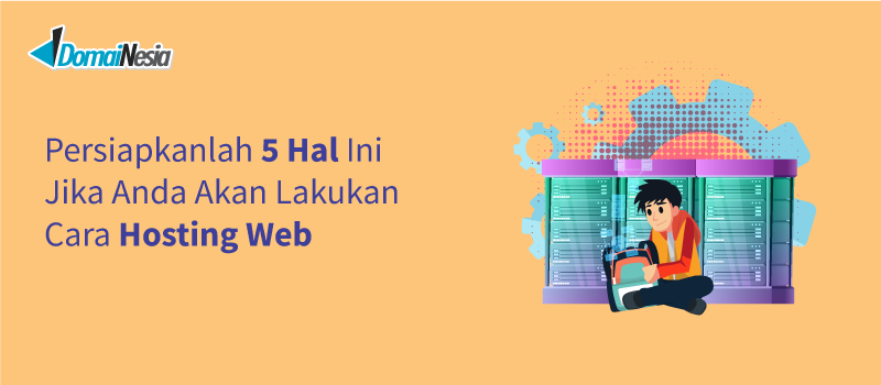 lakukan cara hosting web