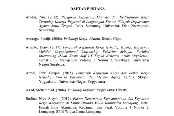 Cara menulis daftar pustaka dari internet