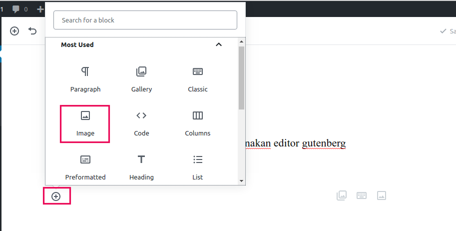 cara menggunakan editor gutenberg wordpress