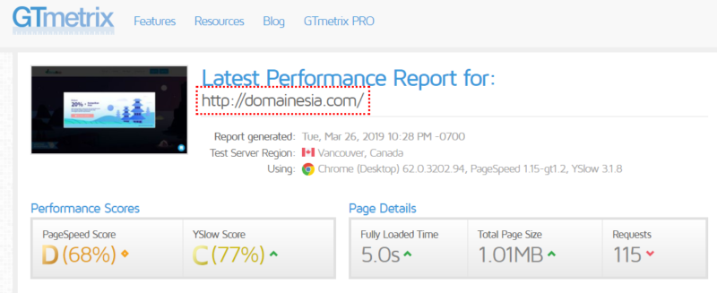 Gt Metrix Tools Untuk Test Kecepatan Website 100 Berhasil