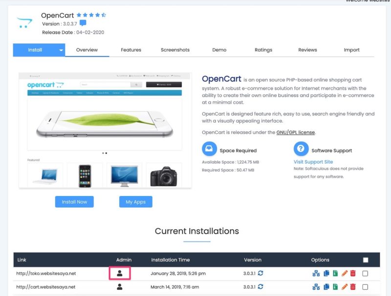 Cara Login Halaman Admin OpenCart 4