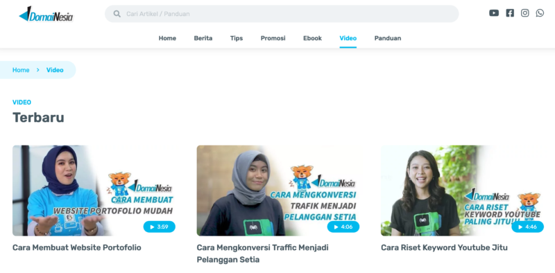 tutorial membuat website mudah