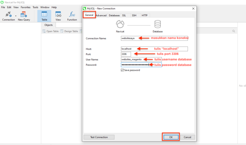 Cara Remote MySQL dengan Navicat