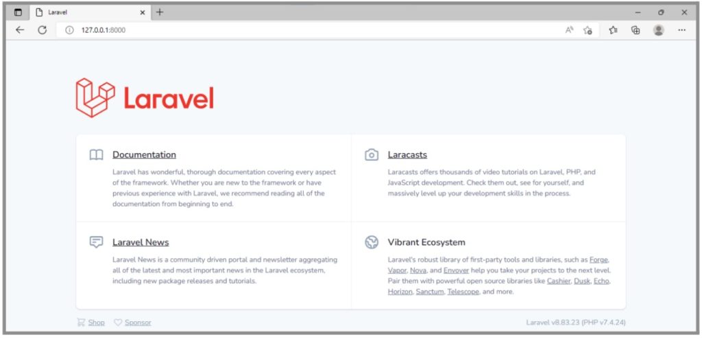 membuat web dengan laravel