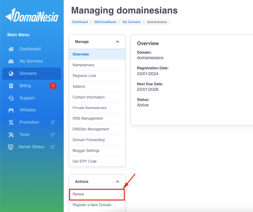 Perpanjang Masa Aktif Domain 4 cara perpanjang domain