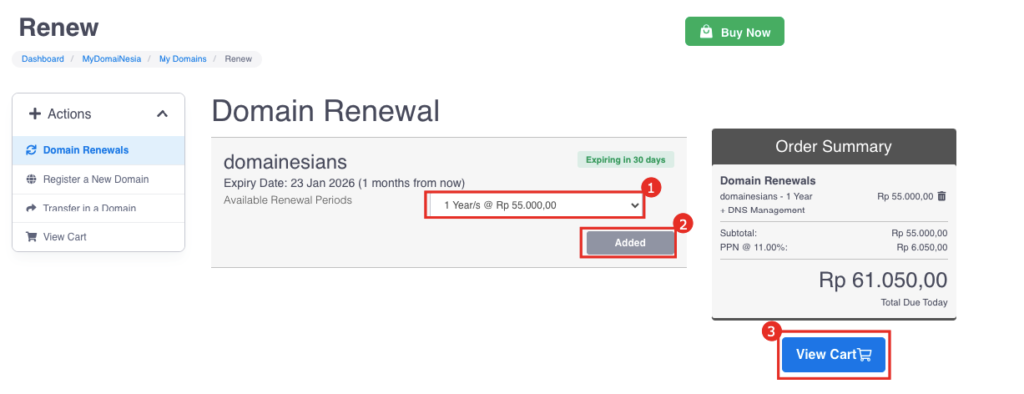 Perpanjang Masa Aktif Domain 5 cara perpanjang domain