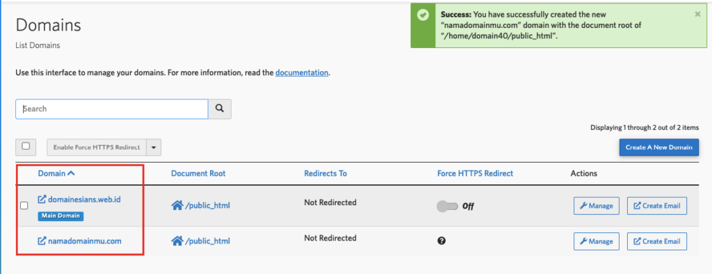 Panduan Setting Aliases atau Parked Domain 7 aliases