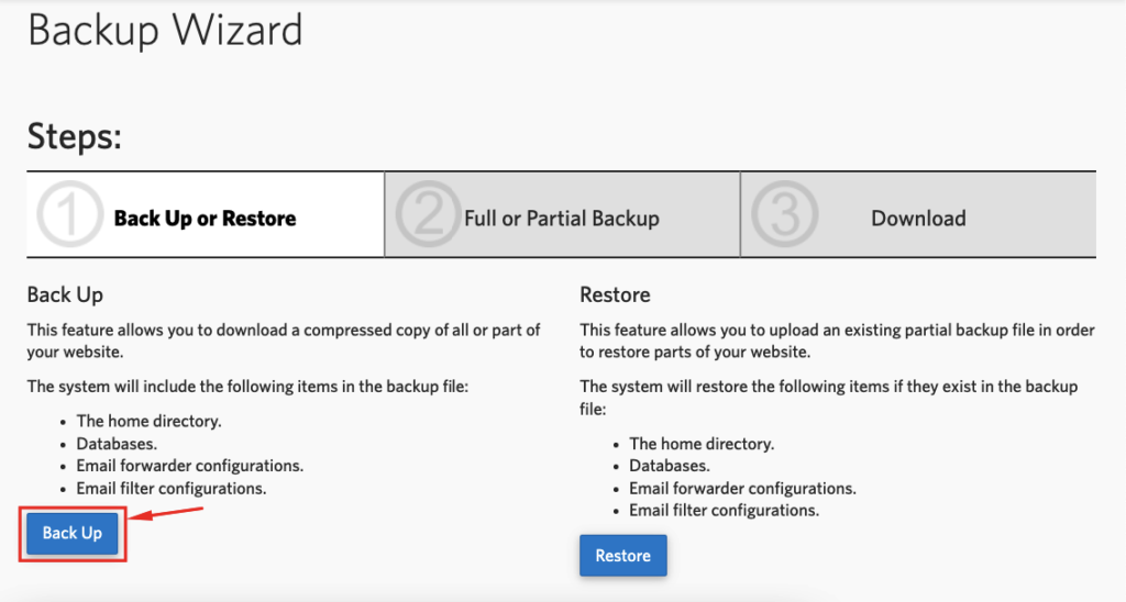Panduan Backup Website Melalui cPanel 5 backup website