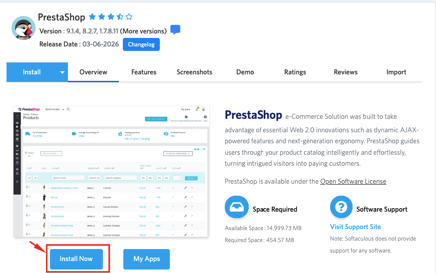Panduan Instalasi Prestashop di cPanel Melalui Softaculous 5 cara install prestashop