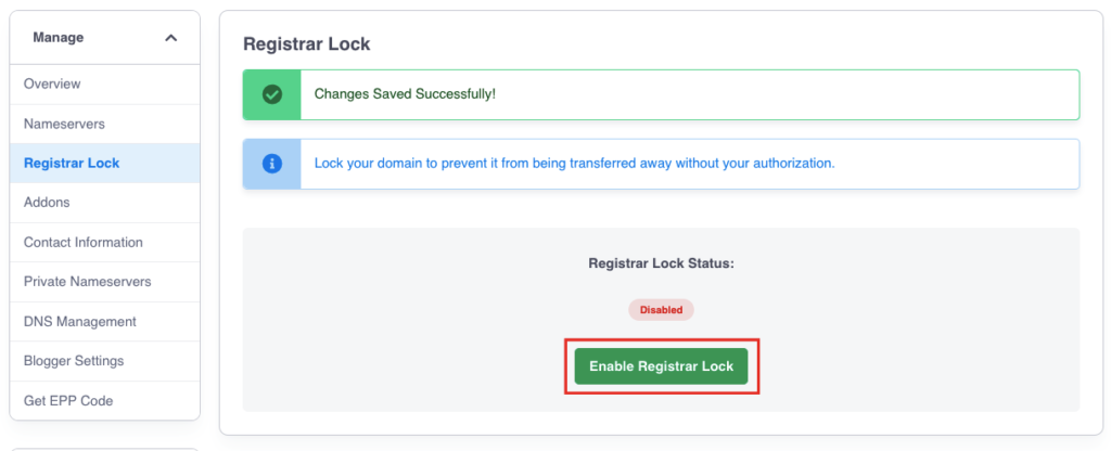 Panduan Lock dan Unlock Domain 6 lock dan unlock domain