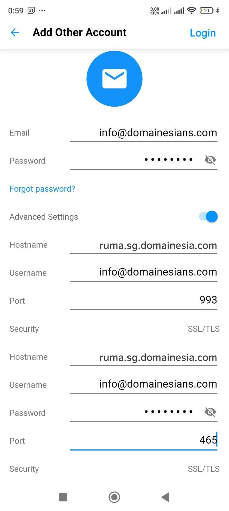 Cara Setting Email di Android