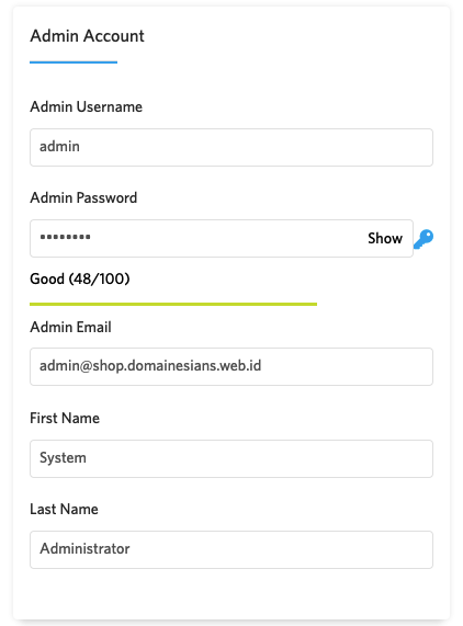 Panduan Instalasi Opencart 8 instalasi opencart