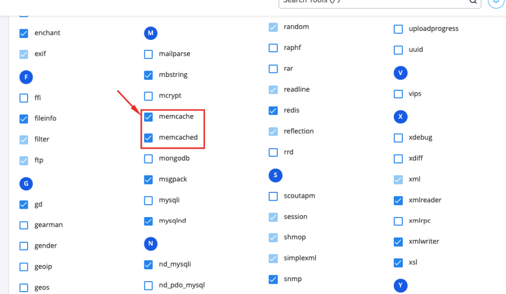 Panduan Memcached 7 aktivasi memcached