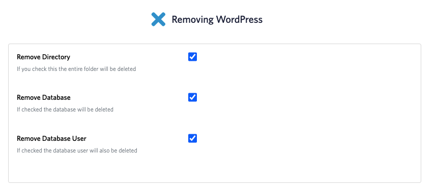 Panduan Menghapus WordPress Melalui Softaculous 6 Menghapus WordPress Melalui Softaculous