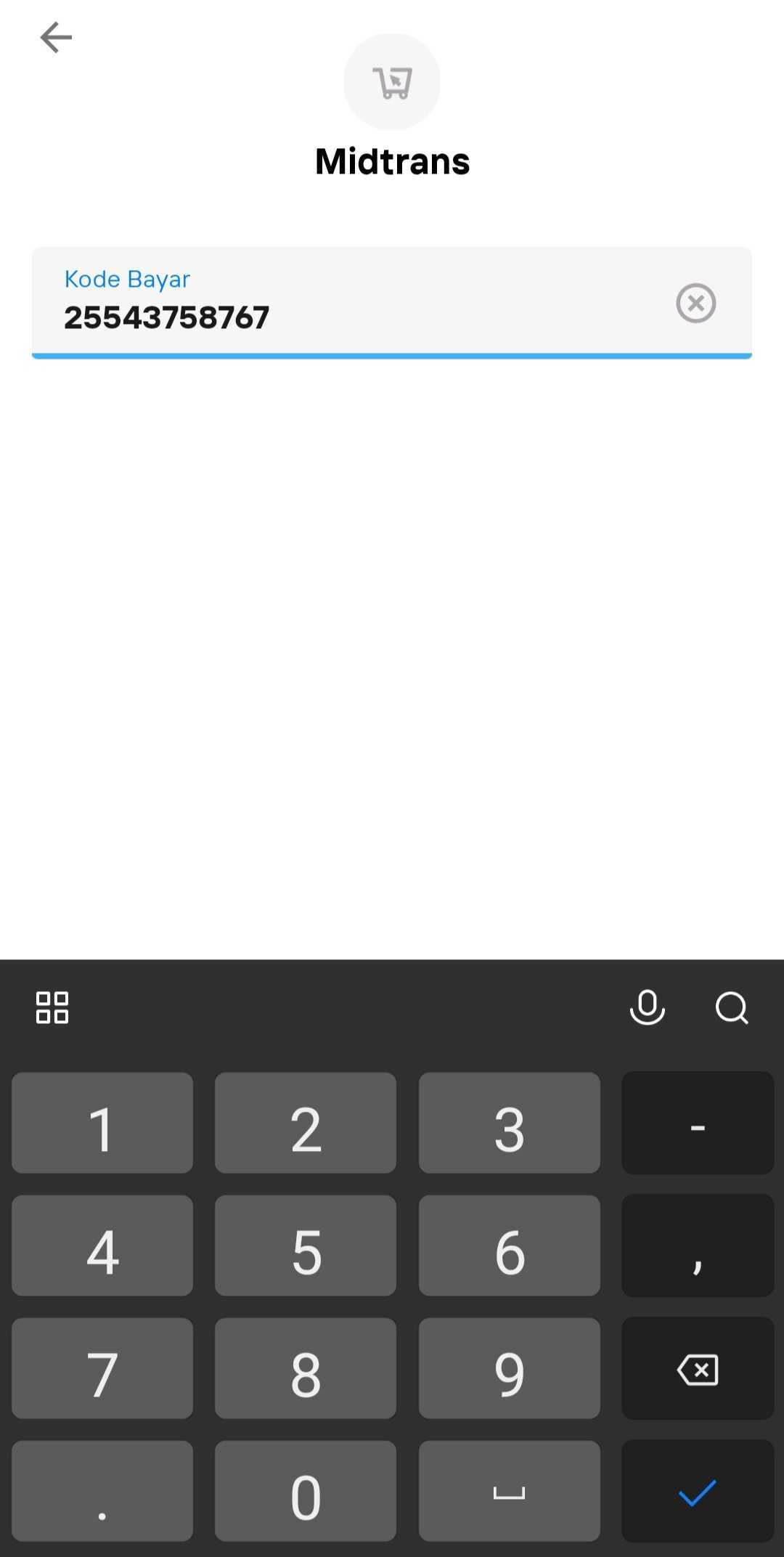 Virtual Account Mandiri mBanking