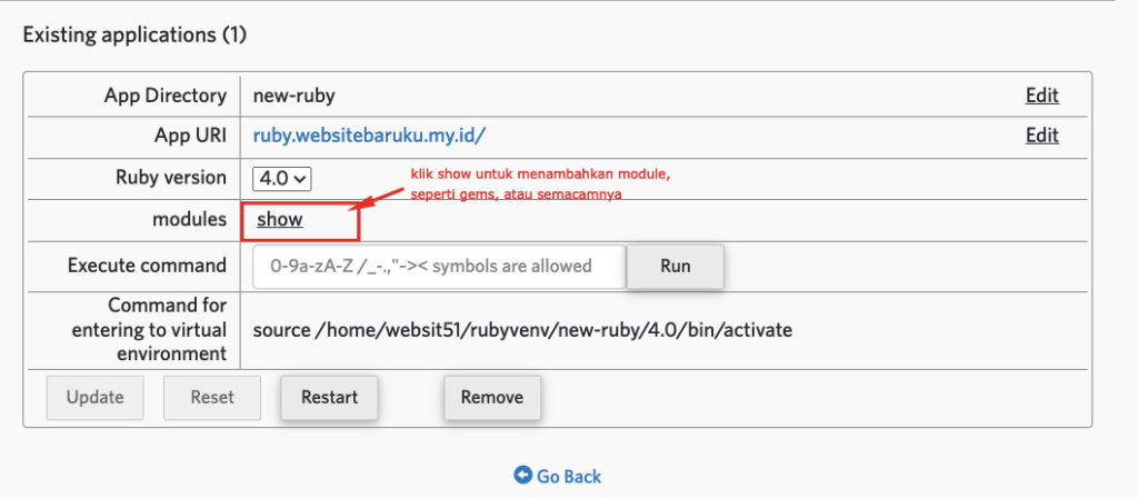 Panduan Deploy Website Berbasis Ruby di cPanel Hosting 5 deploy website berbasis ruby
