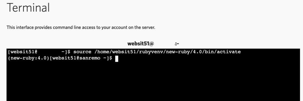 Panduan Deploy Website Berbasis Ruby di cPanel Hosting 9 deploy website berbasis ruby