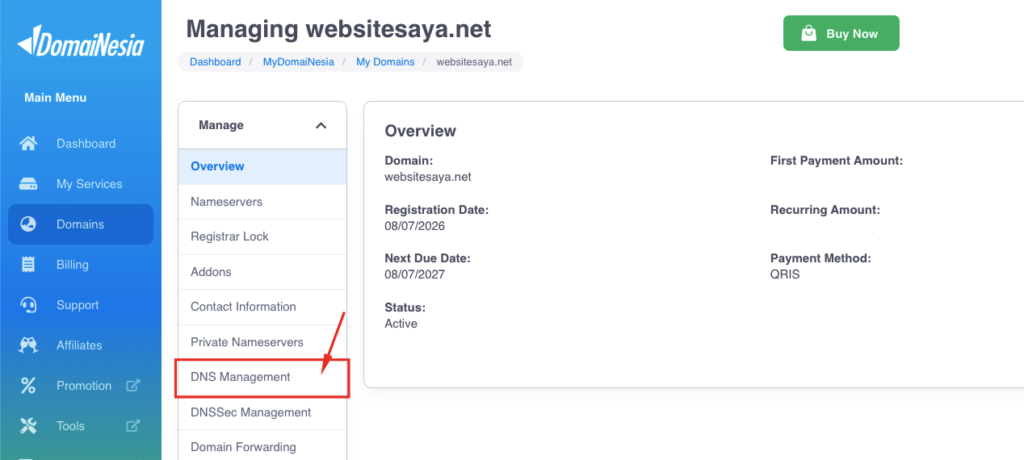 Cara Membuat Subdomain di MyDomaiNesia 5 Cara Membuat Subdomain