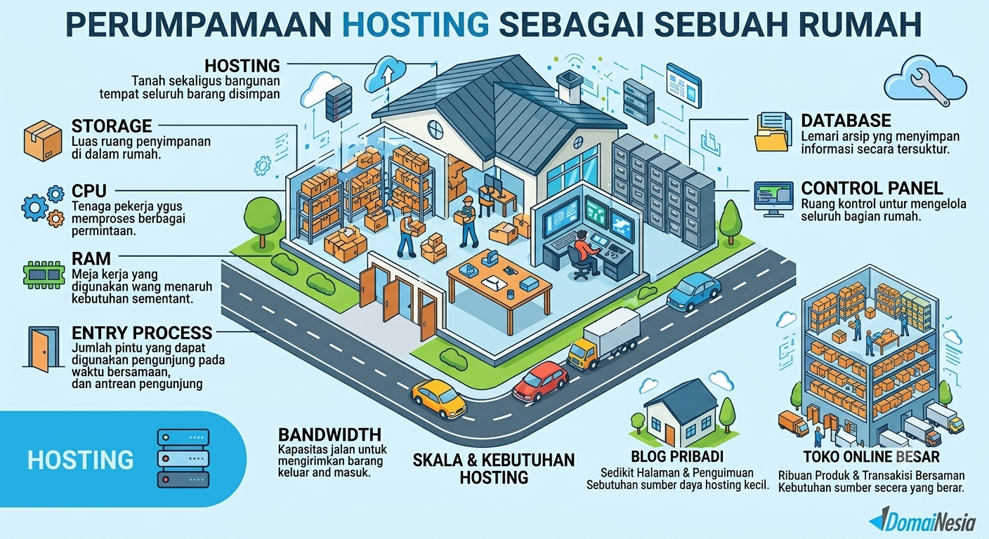 Apa Itu Hosting dan Domain? Perbedaan, Fungsi, dan Cara Kerjanya 2 apa itu hosting dan domain