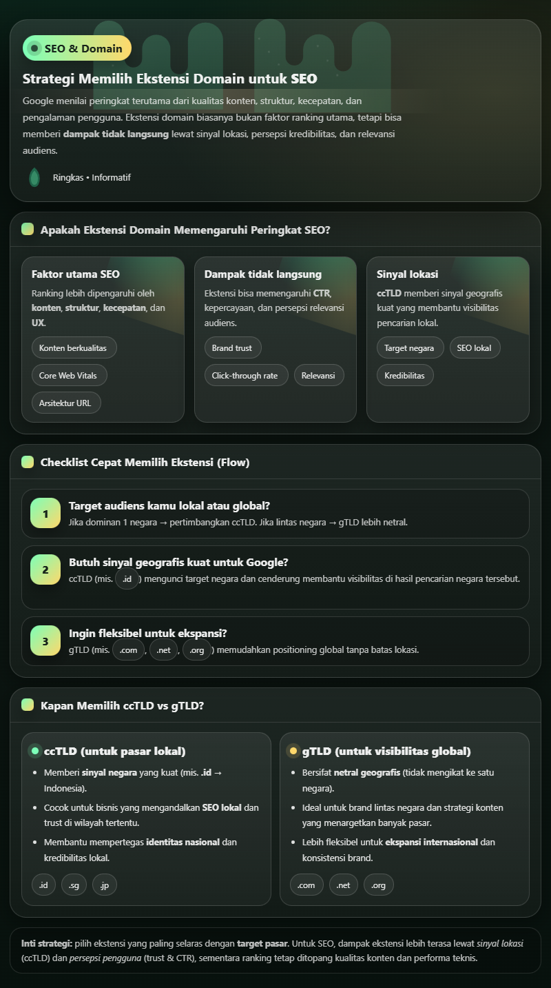 Panduan Memilih Ekstensi Domain gTLD dan ccTLD untuk SEO 3 Panduan Memilih Ekstensi Domain